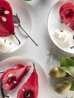 Gruszka wytrawna z waniliowym serkiem Phily