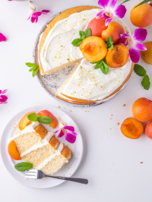 Biszkoptowy torcik śmietankowy