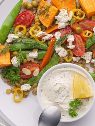 Sałatka z soczewicą