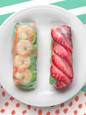 Spring rollsy z serkiem Phily