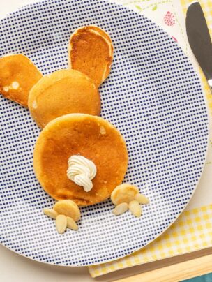 Wielkanocny pankejk – zając