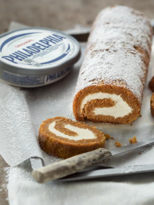 Rolada z ciasta dyniowego