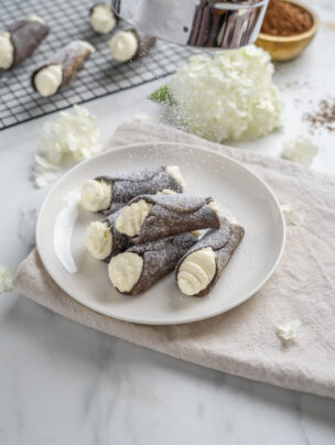 Zawijane ciasteczka z kremem