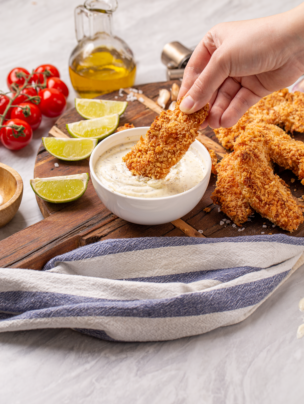 Kurczak panko z dipem