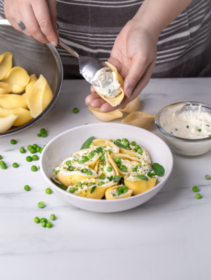Faszerowane muszle conchiglioni