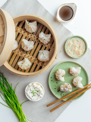 Chińskie pierożki dim sum