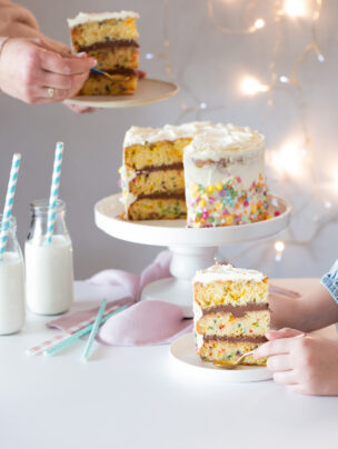 Tort konfetti