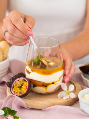 Deser a la pavê de maracujá