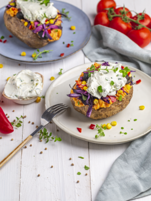 Pieczone ziemniaki à la kumpir turecki