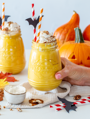 Sernikowy shake z dynią