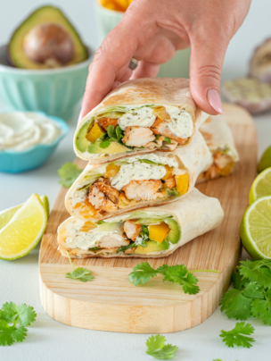 Burrito z kurczakiem