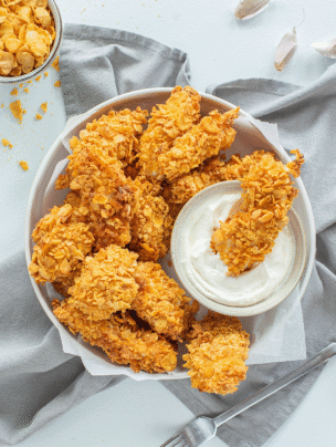 Nuggetsy z serkowym dipem