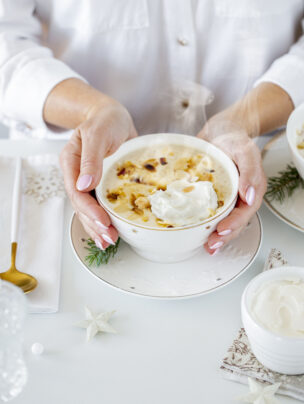 Wigilijna zupa migdałowa