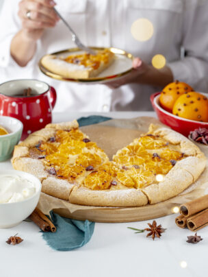 Galette z pomarańczami