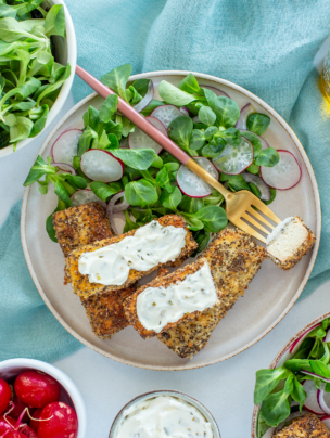 Panierowane paluszki z tofu