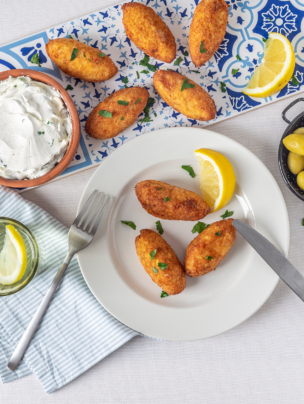 Portugalskie kotleciki z dorsza pastéis de bacalhau