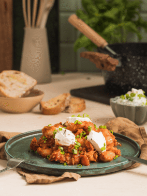 Wegetariańska fasolka po bretońsku