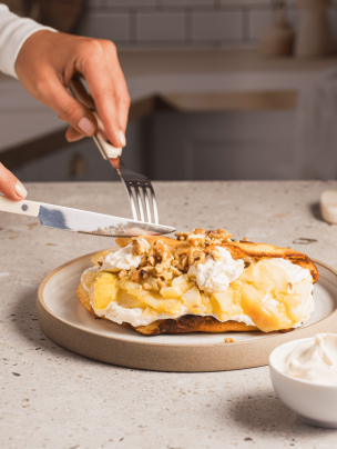 Omlet jabłkowy