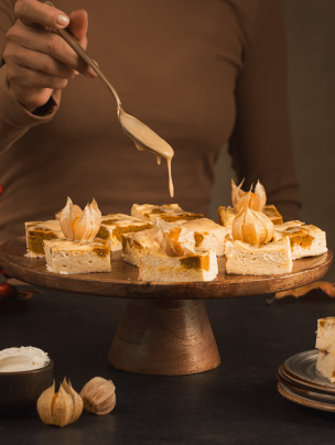 Sernik dyniowy z miechunką