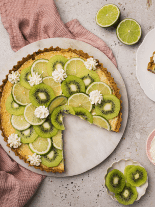 Tarta z kiwi i limonką